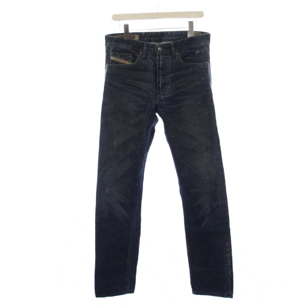 ディーゼル DIESEL BRADDOM デニムパンツ ジーンズ ボタンフライ USED加工 W31L32 インディゴ /BM