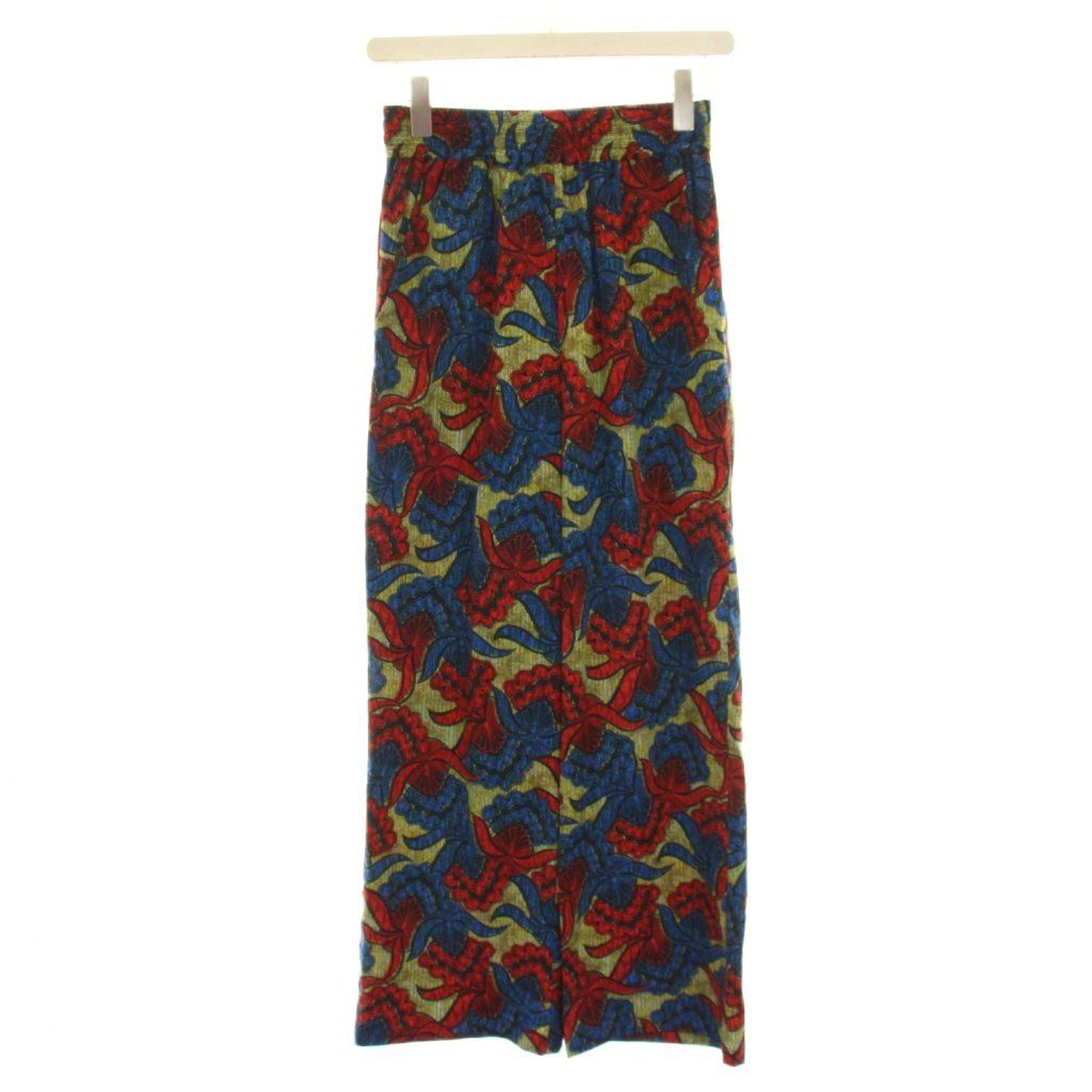 ジャーナルスタンダード レリューム JOURNAL STANDARD relume 24SS アフリカンプリントパンツ ワイド イージーパンツ F マルチカラー 総柄 24030462709010 /YM