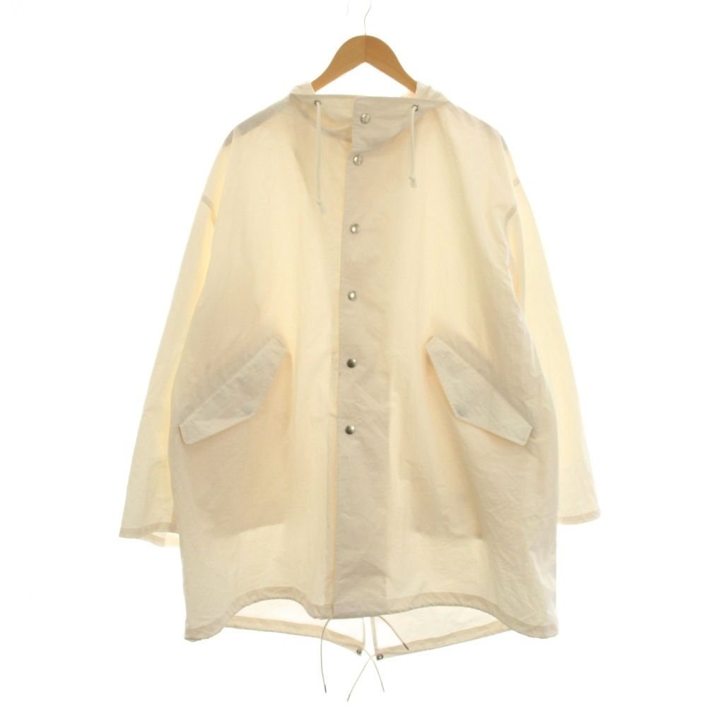 シンゾーン Shinzone 25SS ライトモッズコート Nylon Polyester Fish Tail Mods Coat アウター 36 白 ホワイト 25SMSC003 /YM