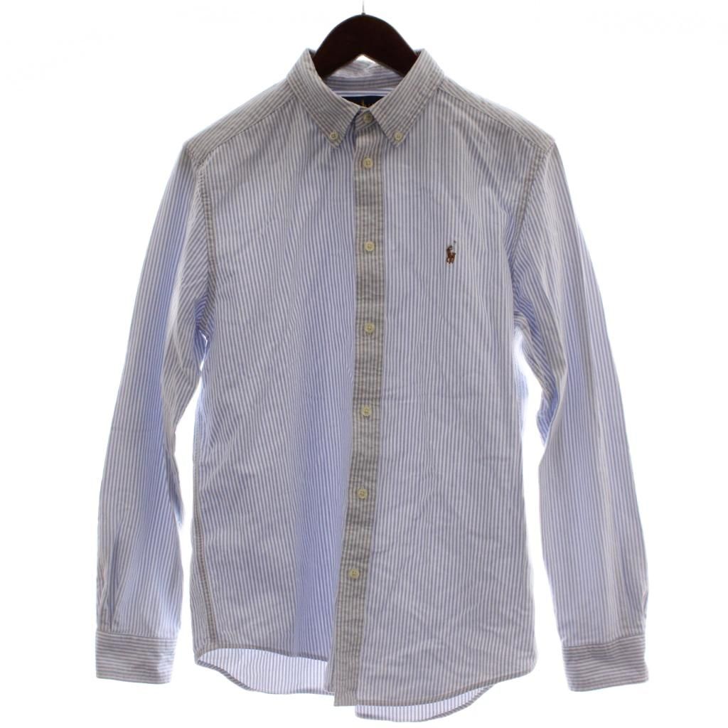 ラルフローレン RALPH LAUREN シャツ カットソー XL 水色 長袖 ストライプ /GG 4,897円