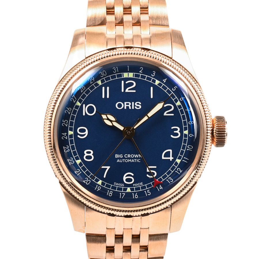 ORIS オリス 腕時計 ビッグクラウン ブロンズ ポインターデイト 01 754 7741 3165
