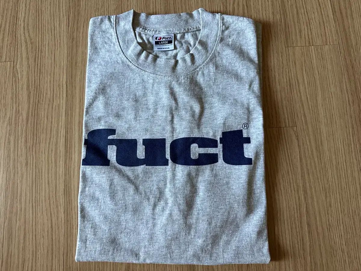 L FUCT 퍽트 OG ロゴ Tシャツ グレー
