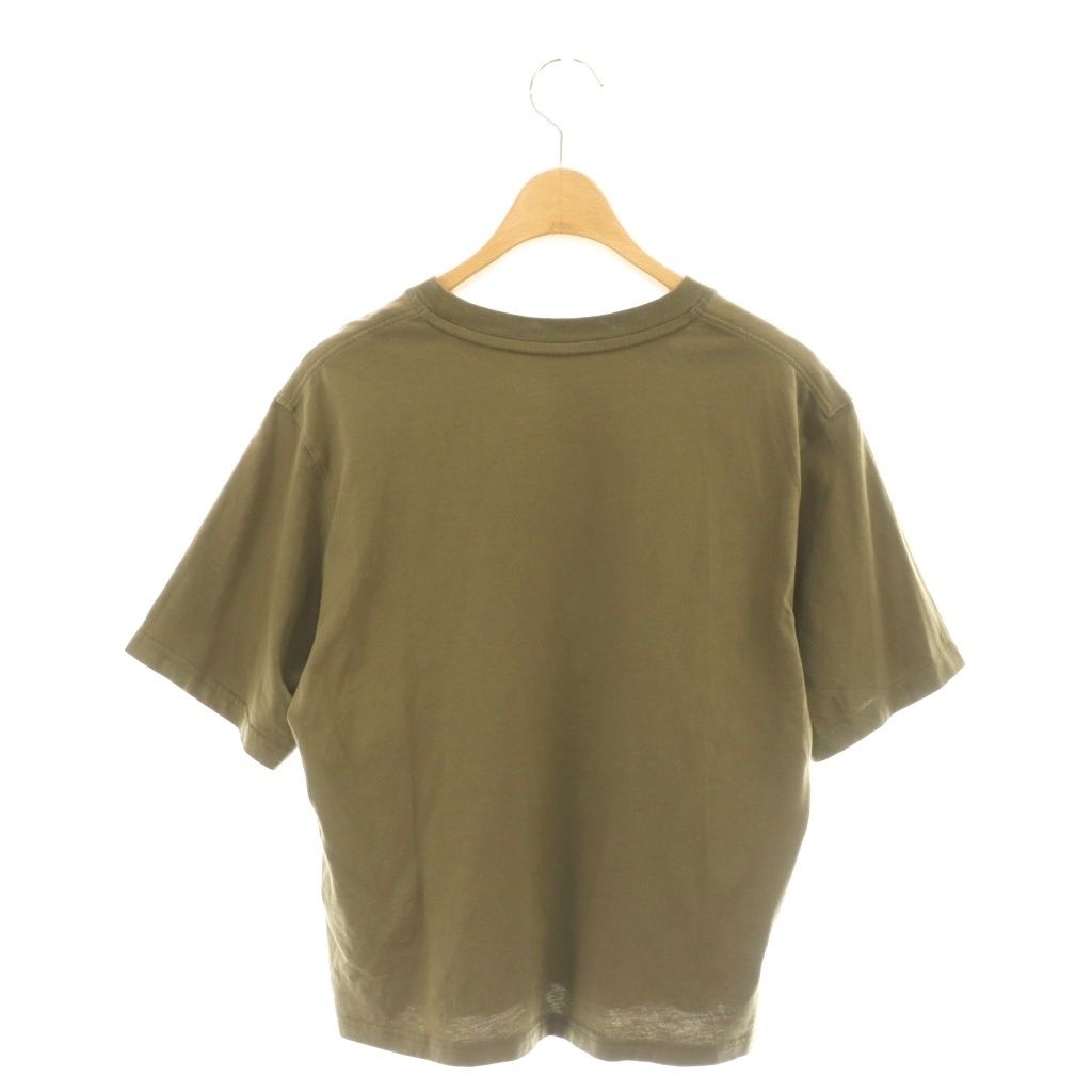 モンクレール MONCLER SS T-SHIRT プリントTシャツ カットソー XS カーキ /DF ■OS｜詳細画像