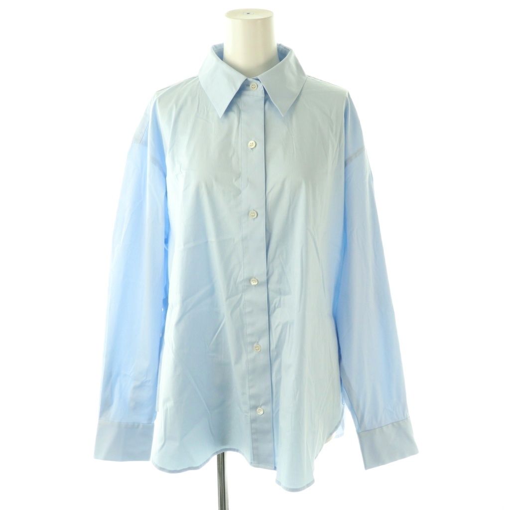 セオリー Theory 25AW WEALTH RELAXED BUTTONDOWN シャツ 長袖 P ライトブルー /HK ■OS ■SH