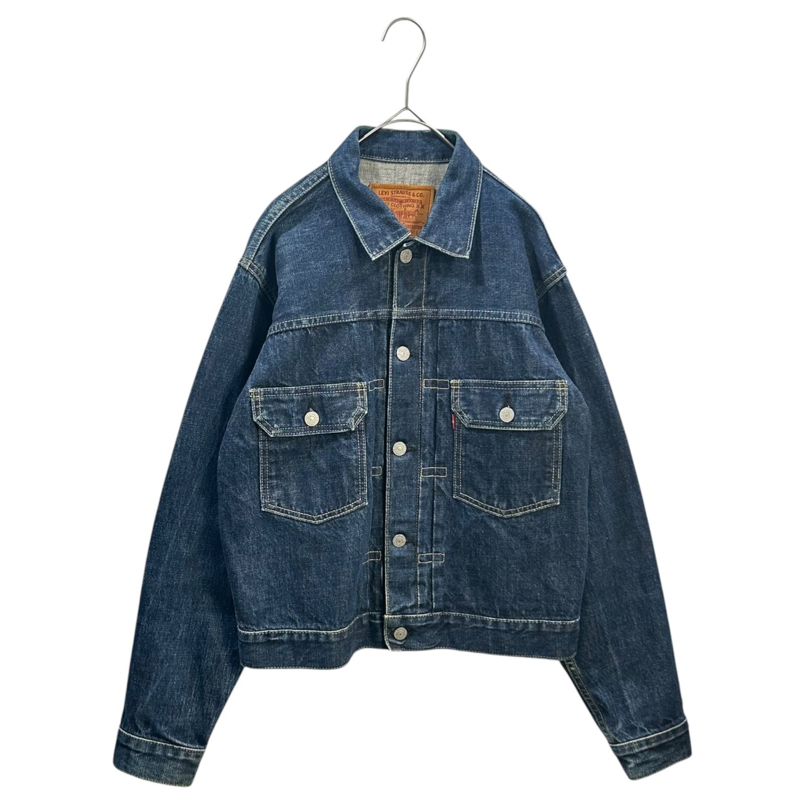 ｖ(リーバイス) 90's 71507XX 2nd Type Denim Tracker Jacket セカンド デニム トラッカー ジャケット 71507-XX 38 インディゴ 90年代 1998年2月製造 ヴィンテージ