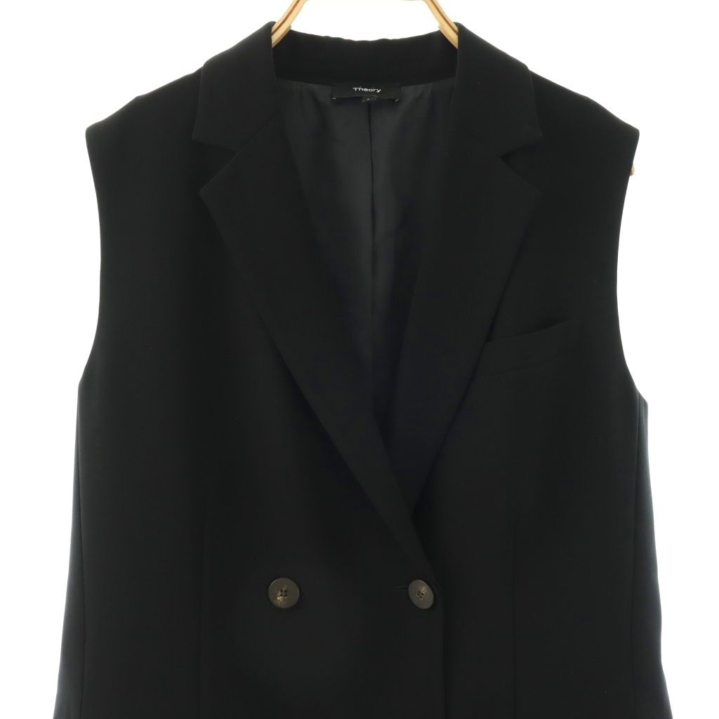 セオリー Theory DRY CREPE FITTED DB VEST ダブルブレスト ジレ