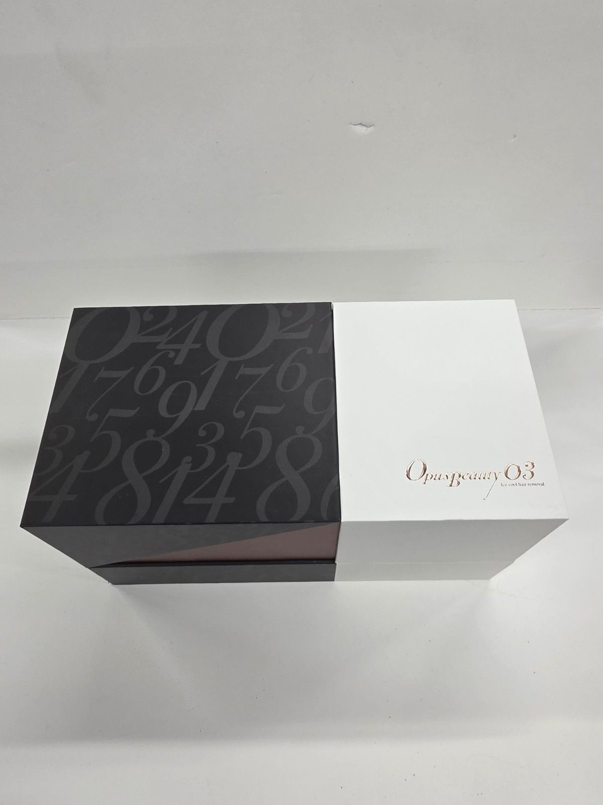CU23 OPUS BEAUTY 03（オーパスビューティ ゼロスリー） 家庭用脱毛器 アイスクール脱毛 冷却 THRシステム オート照射 キッズ脱毛 (ピュアホワイト×ローズゴールド)