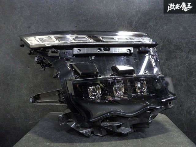 【保証付き！即発送】トヨタ純正 MZRA90W MZRA95W ヴォクシー LED ヘッドライト ヘッドランプ 3眼 レベライザー 右 運転席 ICHIKOH V1-4