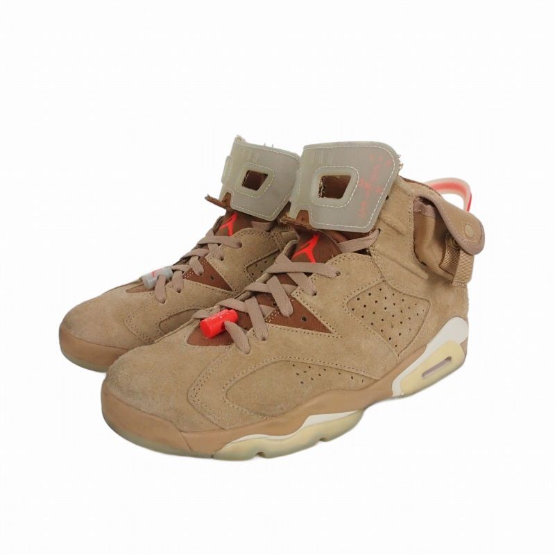 ナイキ NIKE × トラヴィススコット Travis Scott Air Jordan 6 Retro SP エアジョーダン6 レトロ SP US9.5 27.5㎝ ブリティッシュカーキ DH0690 200