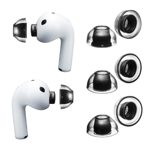 【AirPods Pro 3専用設計イヤーピース】AZLA SednaEarfit XELASTEC II for AirPods Pro 3 [M/ML/Lサイズ各1ペア] 体温で変形するプレミアムTPE素材 一体型アダプター設計 テーパー c706e8d9