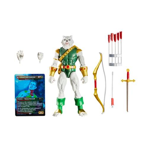 ハズブロ(Hasbro)マーベルレジェンド・シリーズ『マジック:ザ・ギャザリング』マンウルフ、15 cm スパイダーマン アクションフィギュアおもちゃ+限定版フォイル仕様コレクション用カードゲーム トレーディングカード G0642 正規品Y 4637f48b