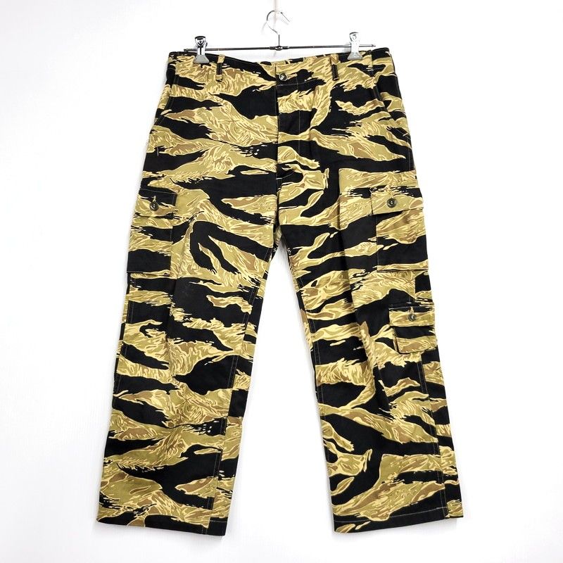 【中古品】 GOLD TIGER STRIPE TROUSERS ゴールドタイガーストライプ トラウザーズ パンツ 【156-260508-as-07-izu】