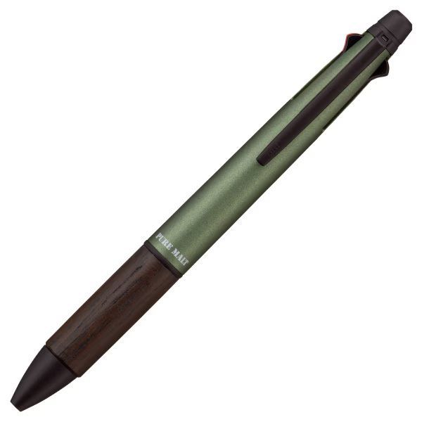 （まとめ買い）三菱鉛筆 ピュアモルト ジェットストリームインサイド 多機能ペン 4&1 0.5mm フォレストグリーン MSXE520050588 【3本セット】