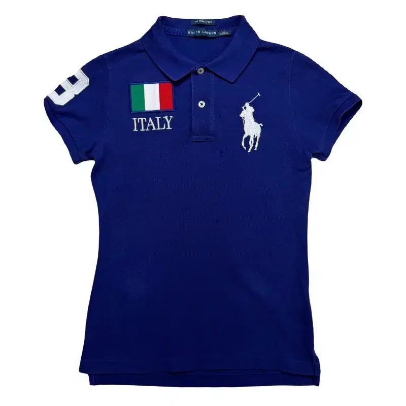 レディース ラルフローレン イタリア ビックポニー 半袖 カラーTシャツ XS