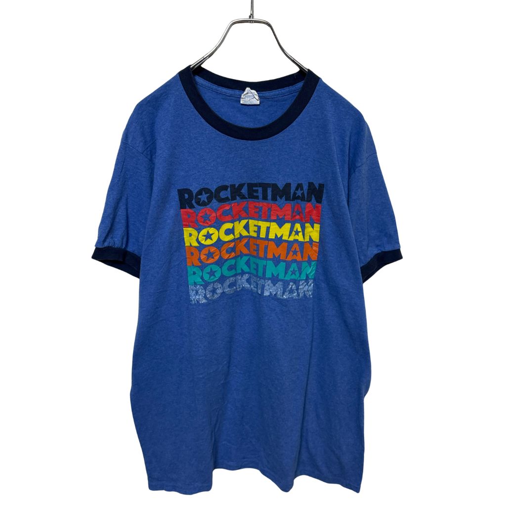 【PORT&COMPANY】 Rocketman Movie 2019 Elton John 映画 ロケットマン リンガー ムービーTシャツ S-6467