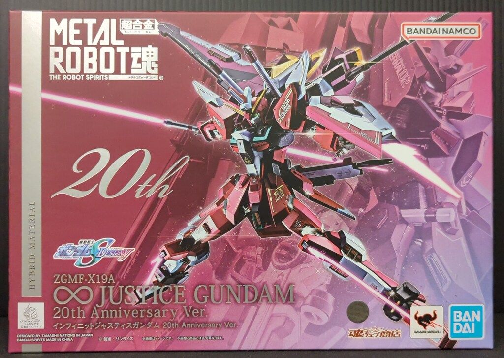 BANDAISPIRITS/ METAL ROBOT魂 <SIDE MS> 機動戦士ガンダム SEED DESTINY インフィニットジャスティスガンダム 20th Anniversary Ver.