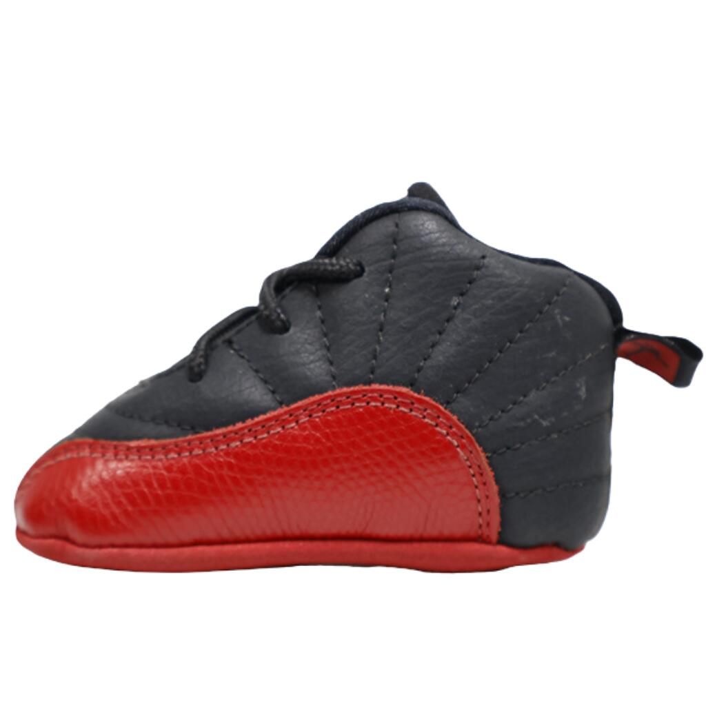 【新品・未使用】NIKE FIRST JORDAN 12 ファースト ジョーダン 12 ブラック 黒 レッド ナイキ スニーカー キッズ ベビー 850001061n