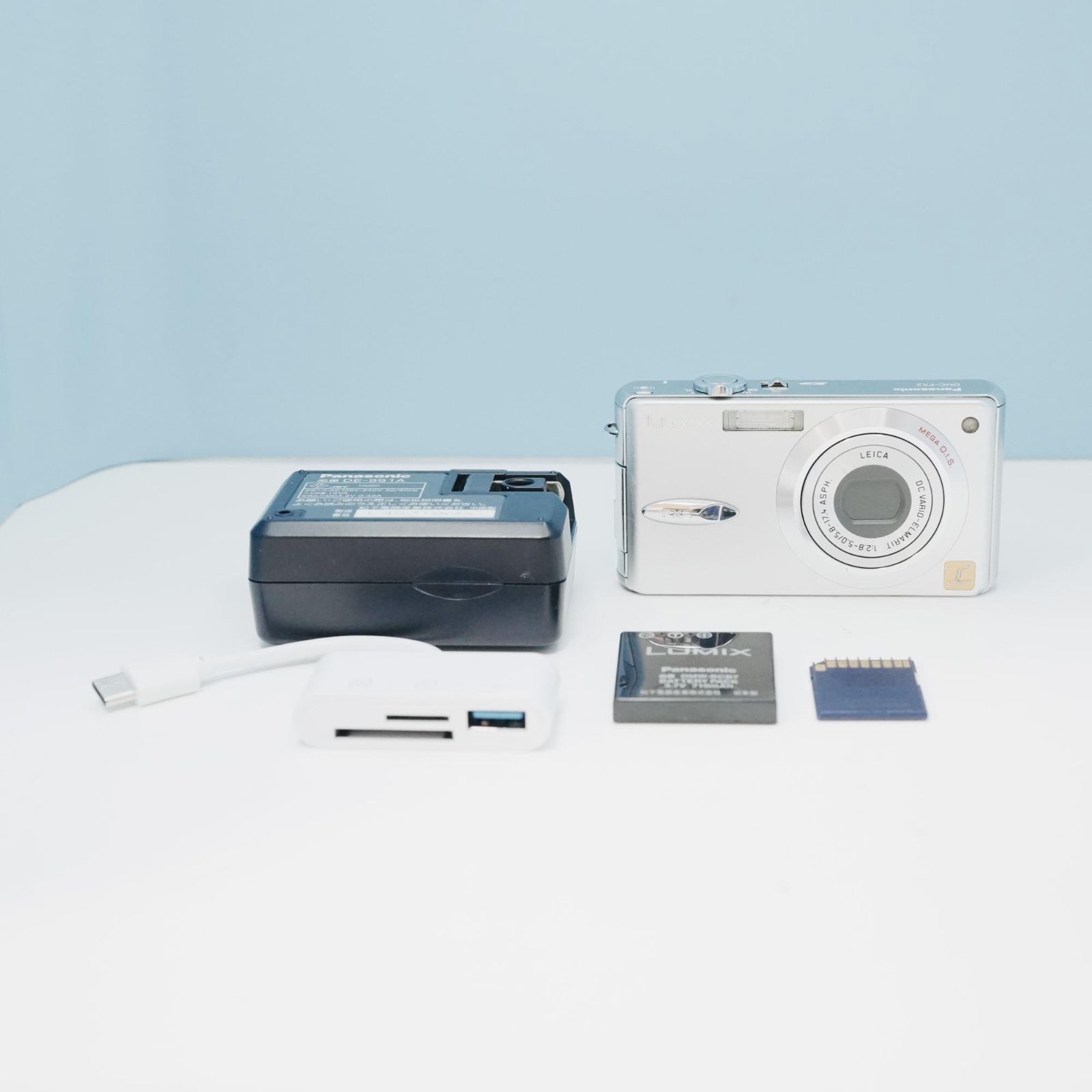 Panasonic LUMIX DMC-FX2 デジカメ スマホ転送OK フルセット 美品 