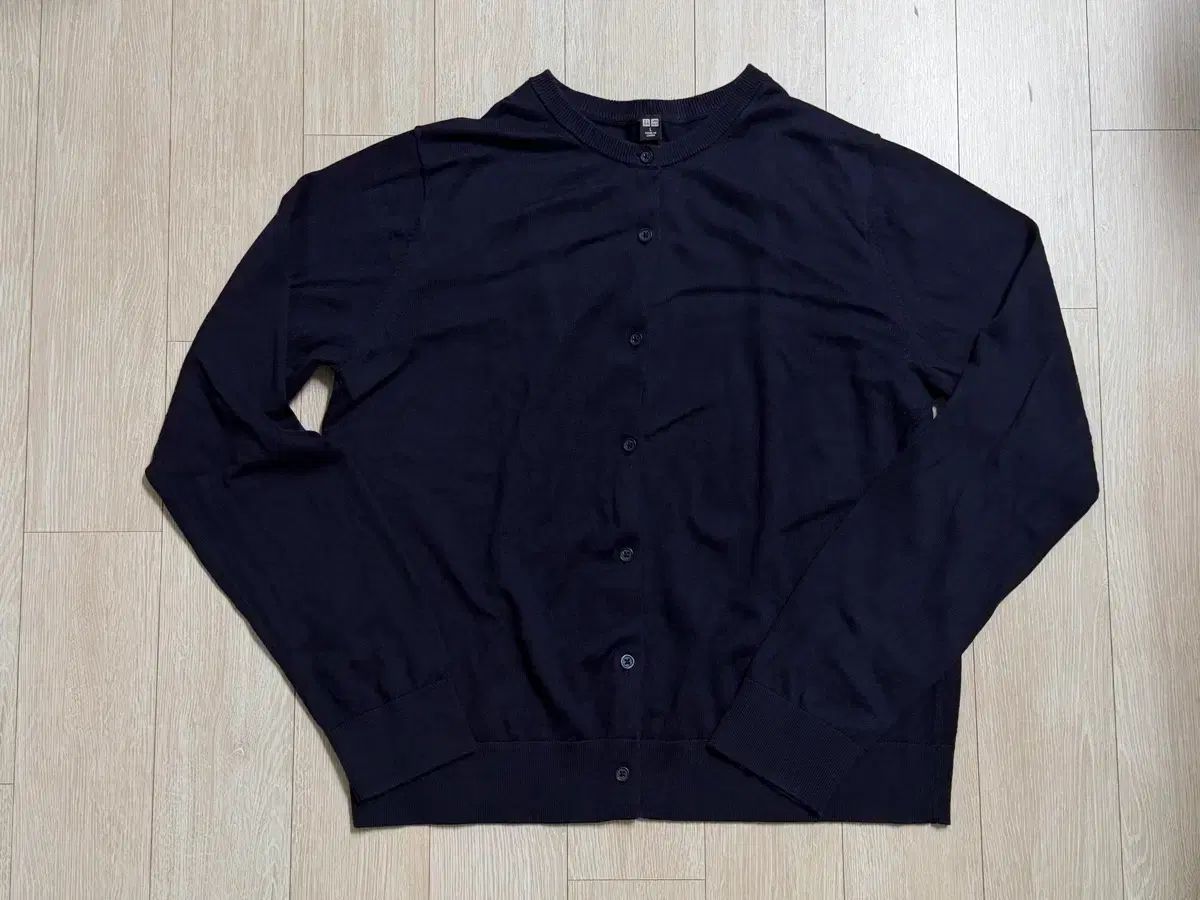 UNIQLO U クルーネックカーディガン ネイビー