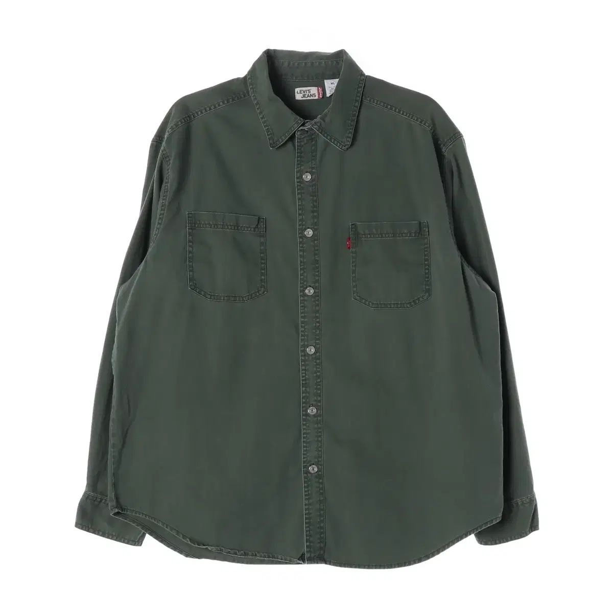 リーバイス デニム シャツ グリーン XL
