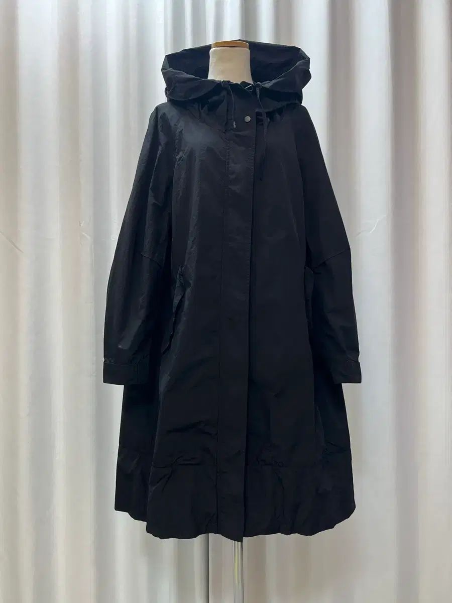 The HANDSOME SJSJ WHO フード ジャケット ロング丈 ブラック / 保管のみ 新品級 総丈92