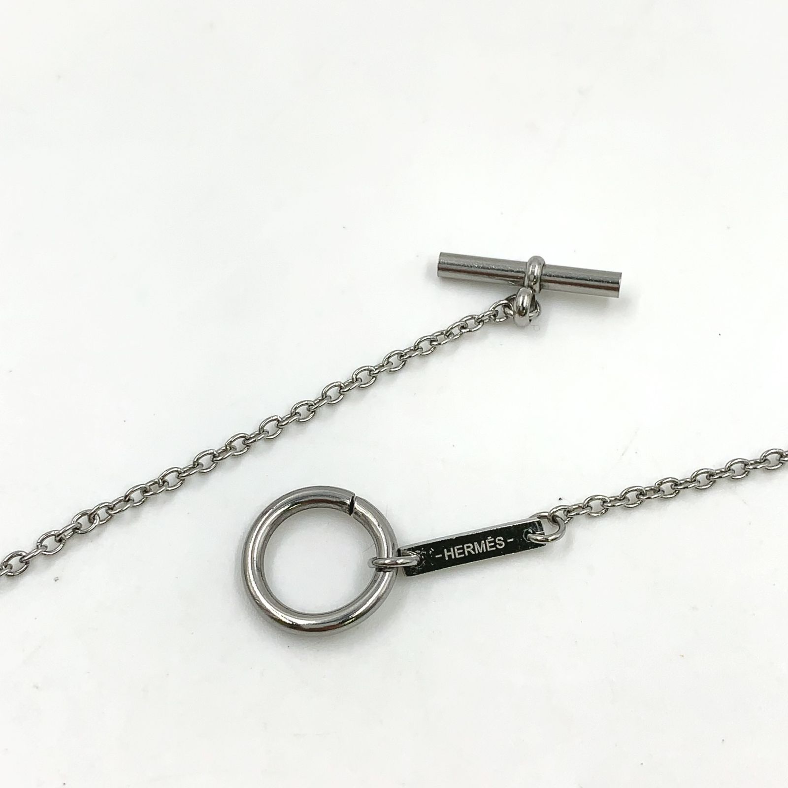HERMES カルーゼル バッファローホーン×メタルラッカー シルバー