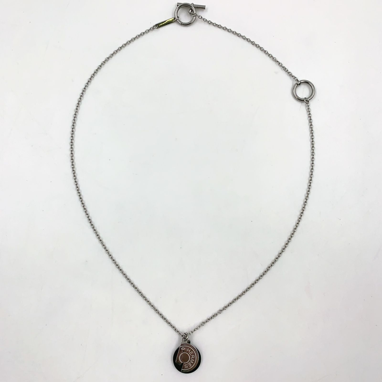 HERMES カルーゼル バッファローホーン×メタルラッカー シルバー