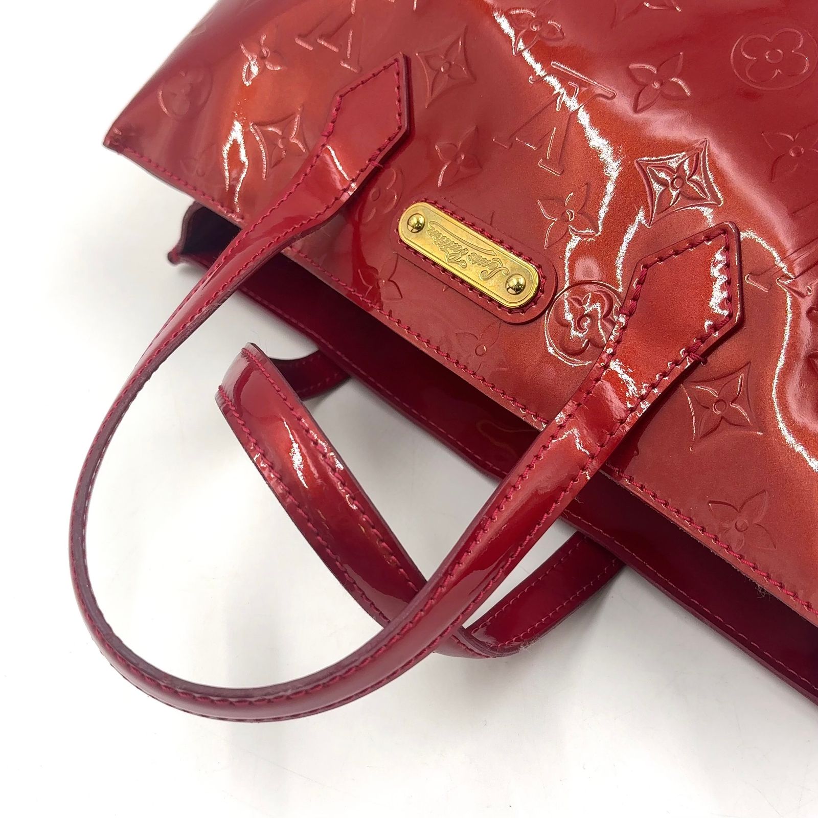 LOUIS VUITTON ウィルシャーPM モノグラムヴェルニ モノグラムヴェルニ 