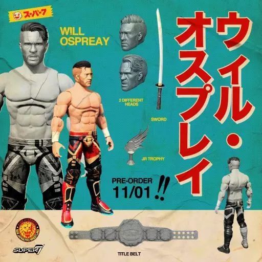 【中古】フィギュア ウィル・オスプレイ 「New Japan Pro-Wrestling」 アクションフィギュア
