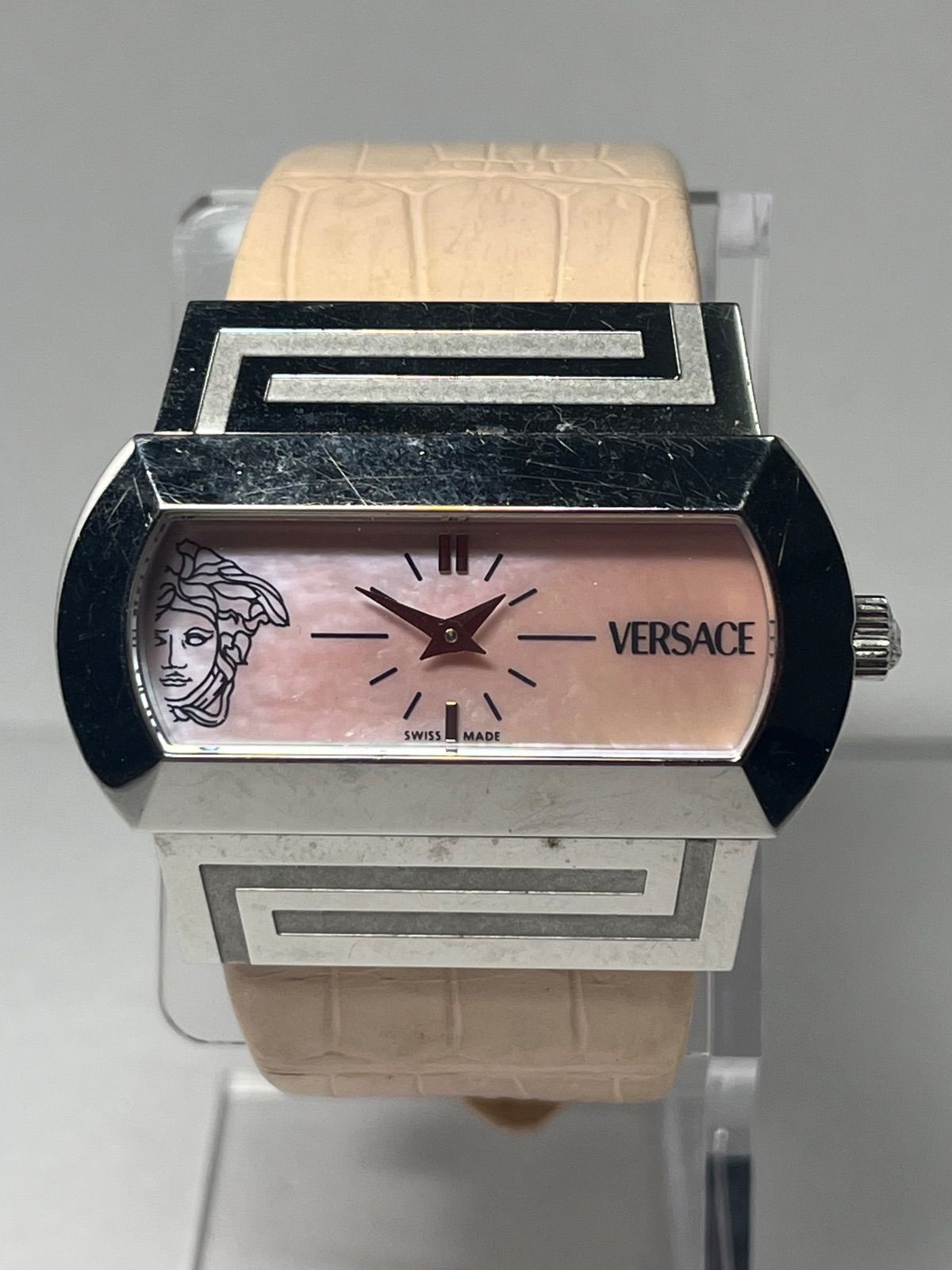 Versace】ヴェルサーチ 腕時計 クォーツ レディース メデューサ シェル 