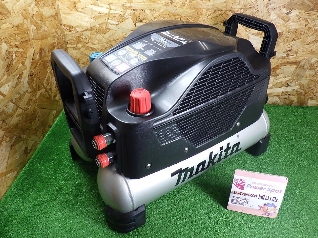マキタ 高圧/常圧 エアーコンプレッサ AC500XL タンク容量11L 箱なし保管品 中古扱い