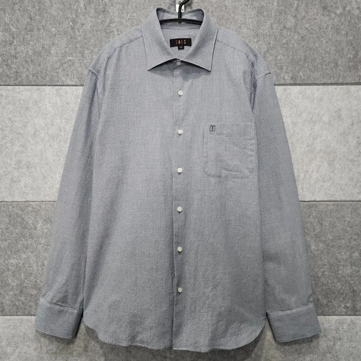 DAKS メンズ リネンブレンド 長袖シャツ (サイズ 100)