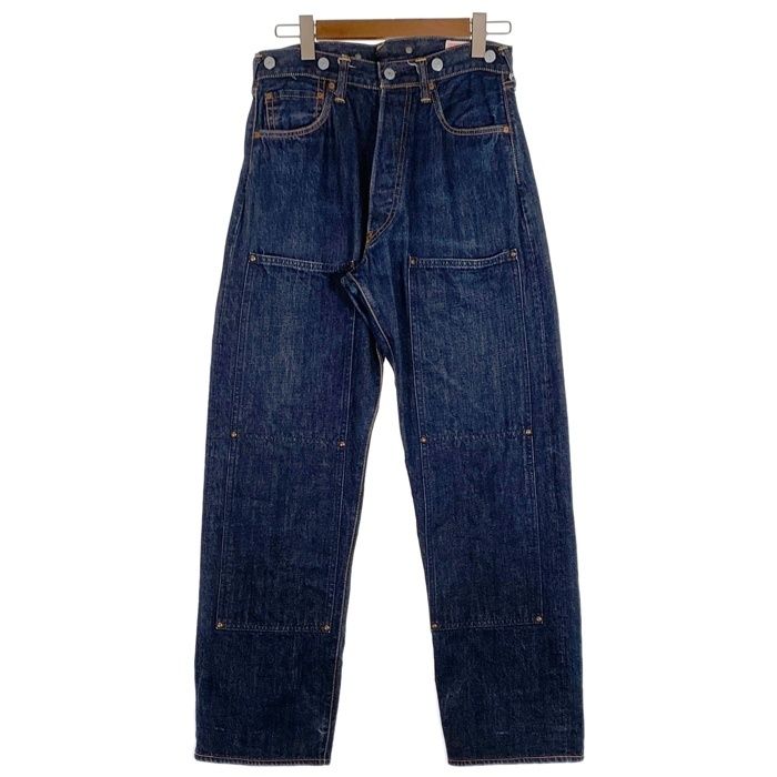 Evisu No2 シンチバック EVISU エヴィス No.2 ダブルニー デニムパンツ シンチバック カモメ