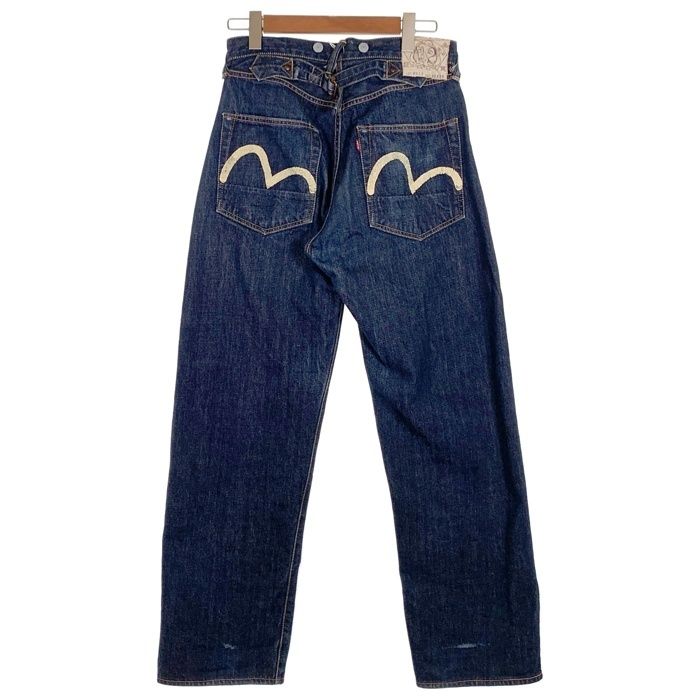 EVISU エヴィス No.2 ダブルニー デニムパンツ シンチバック カモメ