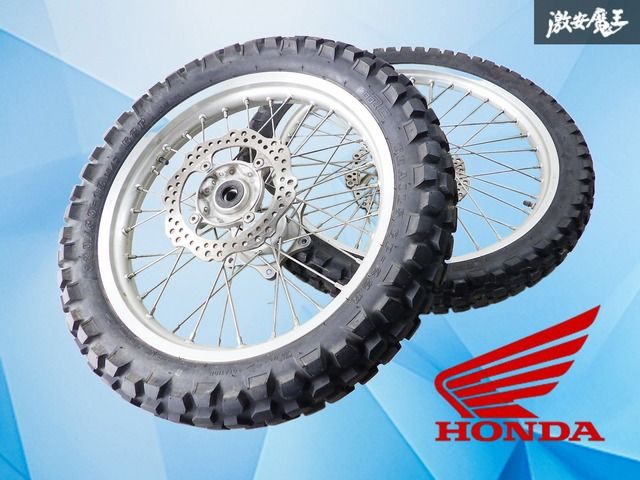 【希少！】ホンダ純正 MD38 CRF250 ホイール バイクホイール 前後 2個セット J18×2.15 J21×1.60 120/80-18 オートバイ 激安魔王