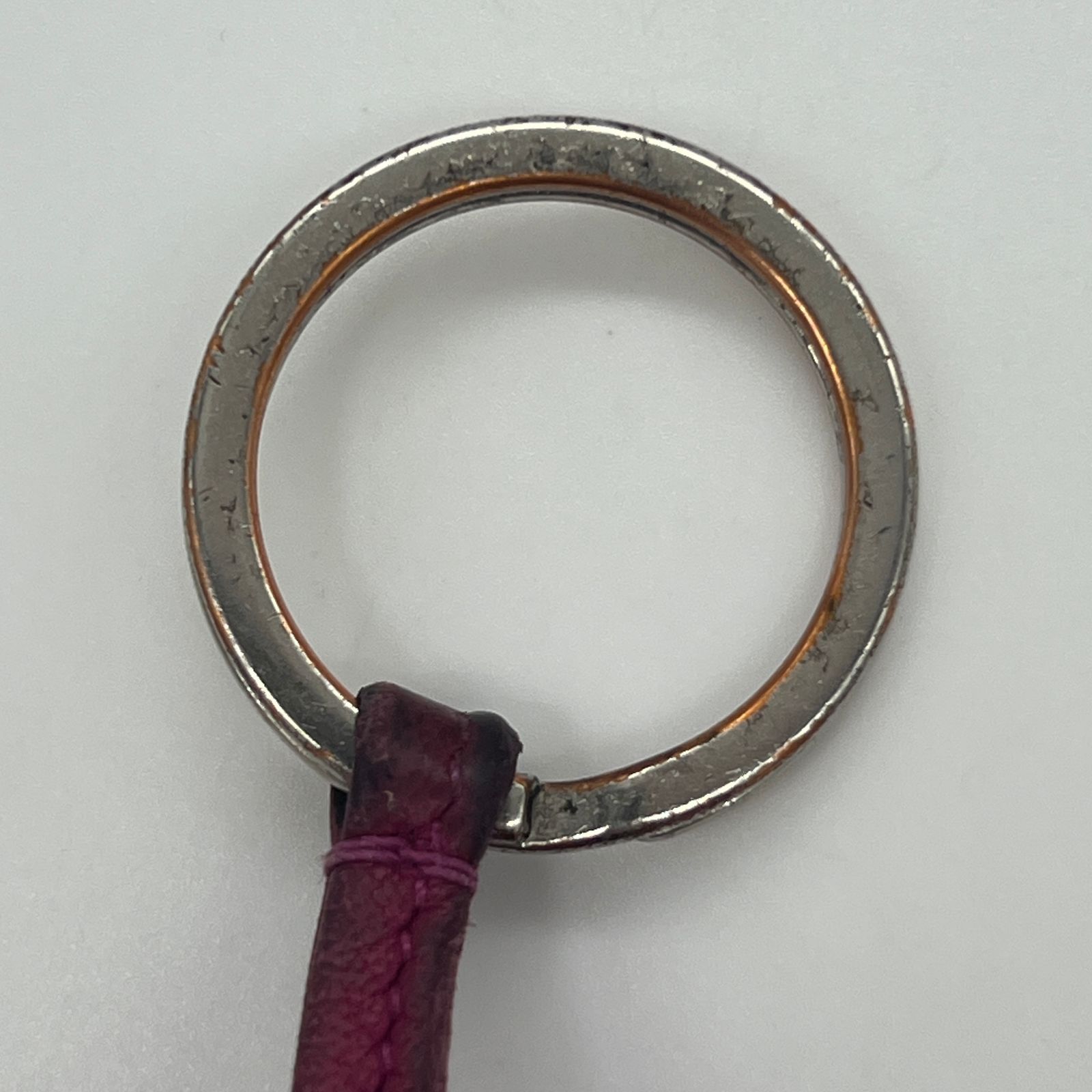 エルメス HERMES カルメン チャーム ローズパープル ピンク系 箱付き