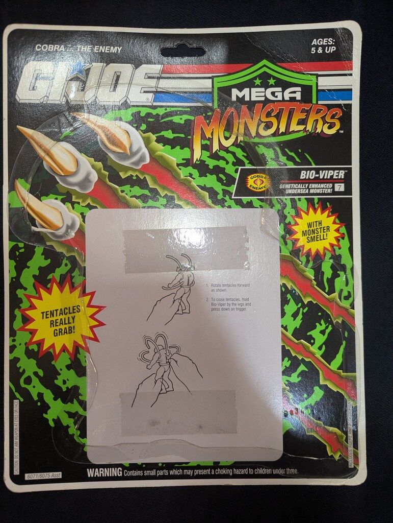 HASBRO MEGA MONSTERS BIO-VIPER 7