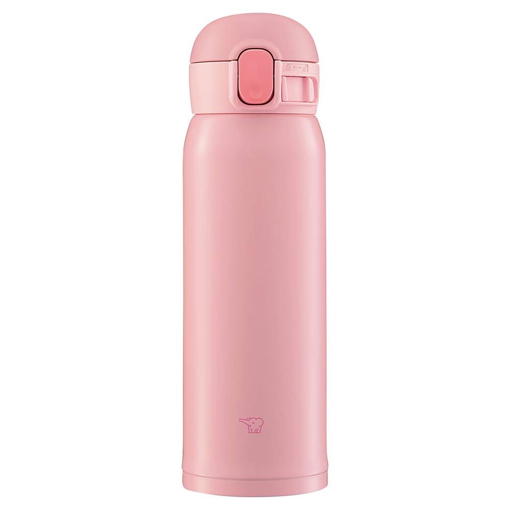象印マホービン(ZOJIRUSHI) 象印水筒 ワンタッチ ステンレスマグ シームレス 0.48L ピーチピンク SM-WA48-PA [ピーチピンク] [360 ml]