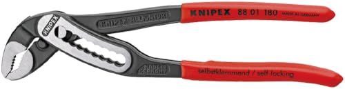 KNIPEX クニペックス Alligatorアリゲーター ウォーターポンププライヤー 全長180mm プラスティックコーティングハンドル 8801-180(沖縄・離島の方発送不可）) cb2e4e1f