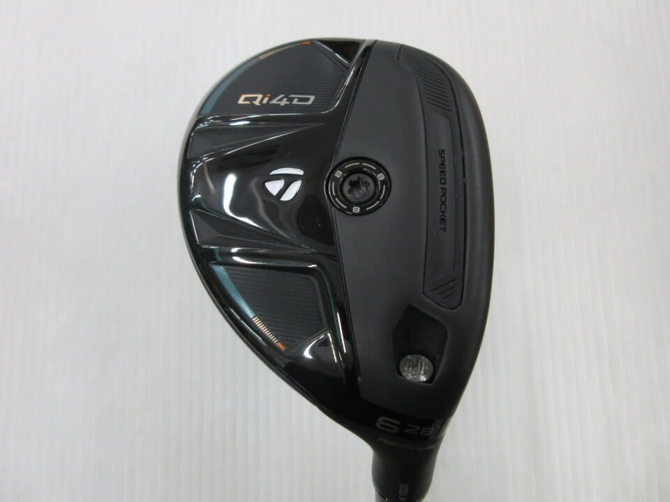 テーラーメイド　Qi4D　28度　REAX 65 (Qi4D)　Sフレックス　ユーティリティ　中古　ゴルフドゥ！美里店【最短即日発送】