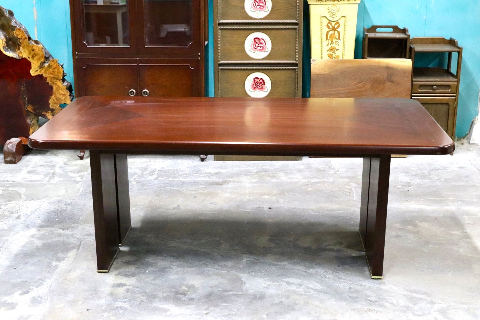 美品■カンディハウス■ダイニングテーブル■160×85■旭川家具■国産家具■ GMFS3595○INTERIOR CENTER / インテリアセンター 旭川家具 ダイニング