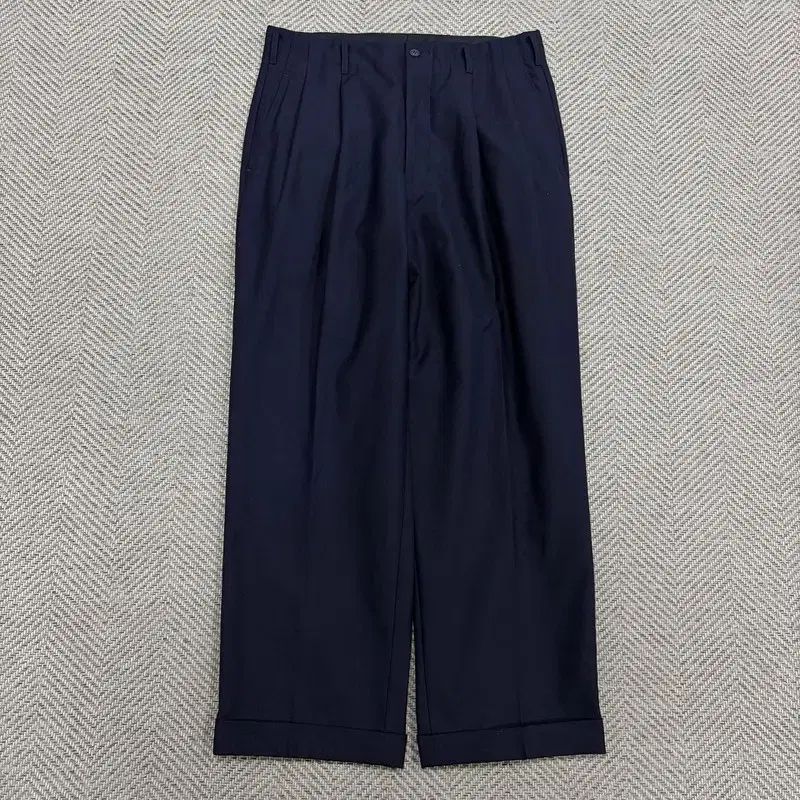 YOHJI YAMAMOTO ヨウジヤマモト ウールブレンド スラックス v3549