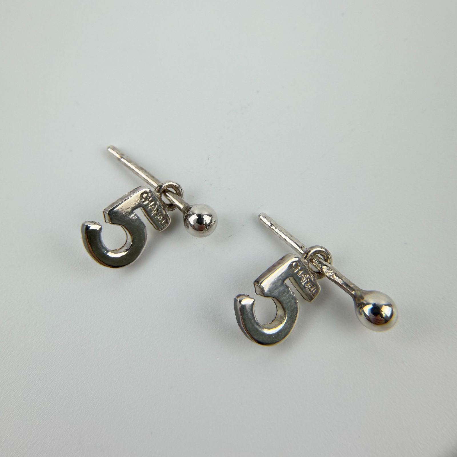 中古】CHANEL シャネル ココマーク アクセサリー ピアス シルバー 925 