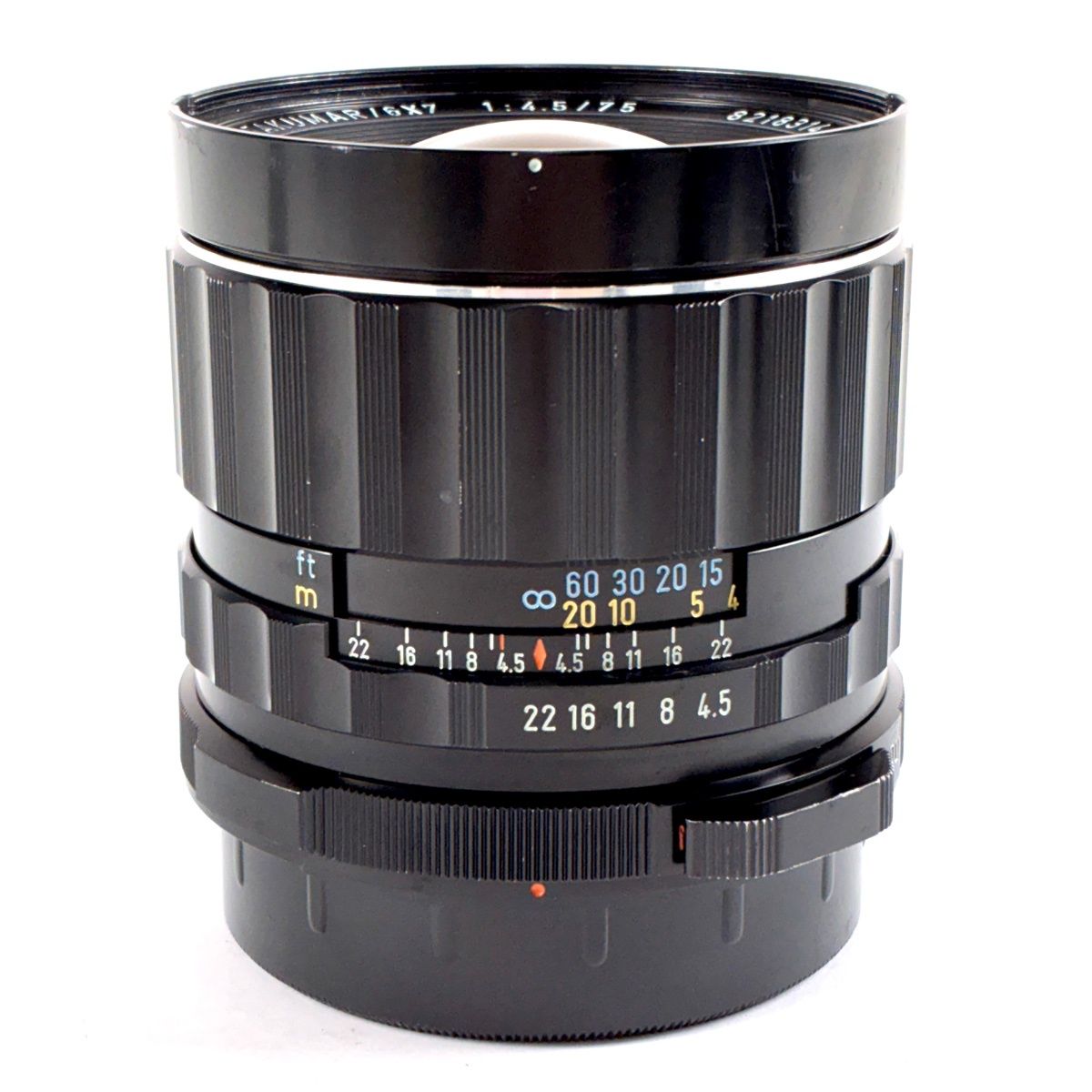 ペンタックス PENTAX TAKUMAR 6X7 75mm F4.5 67 バケペン用 中判カメラ用レンズ 【中古】