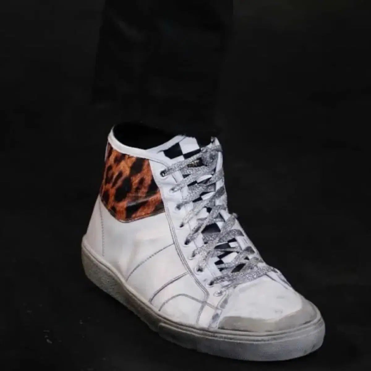 Saint Laurent サンローラン 16SS サーフ THE SOUND ヒョウ柄 レオパード スニーカー