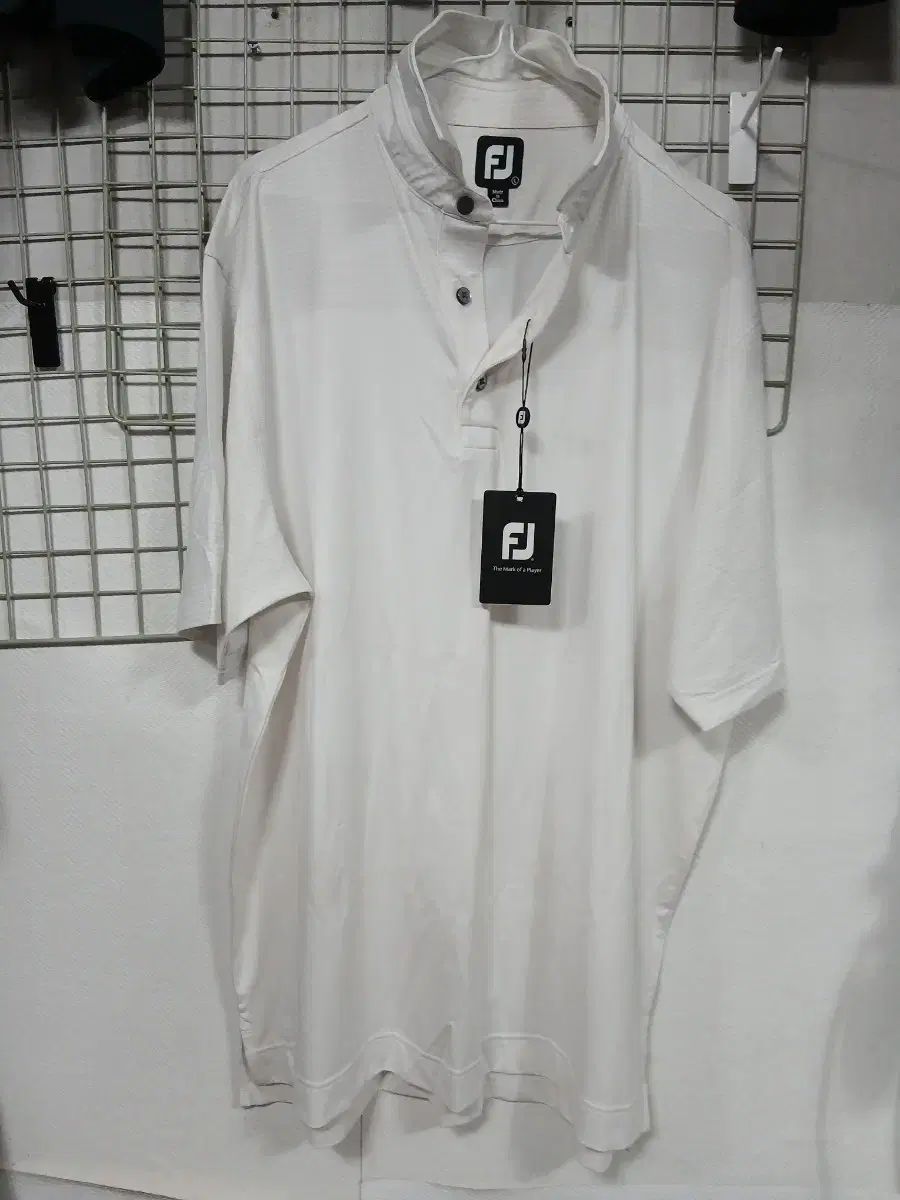 新品 フットジョイ 半袖 ゴルフウェア 白 L