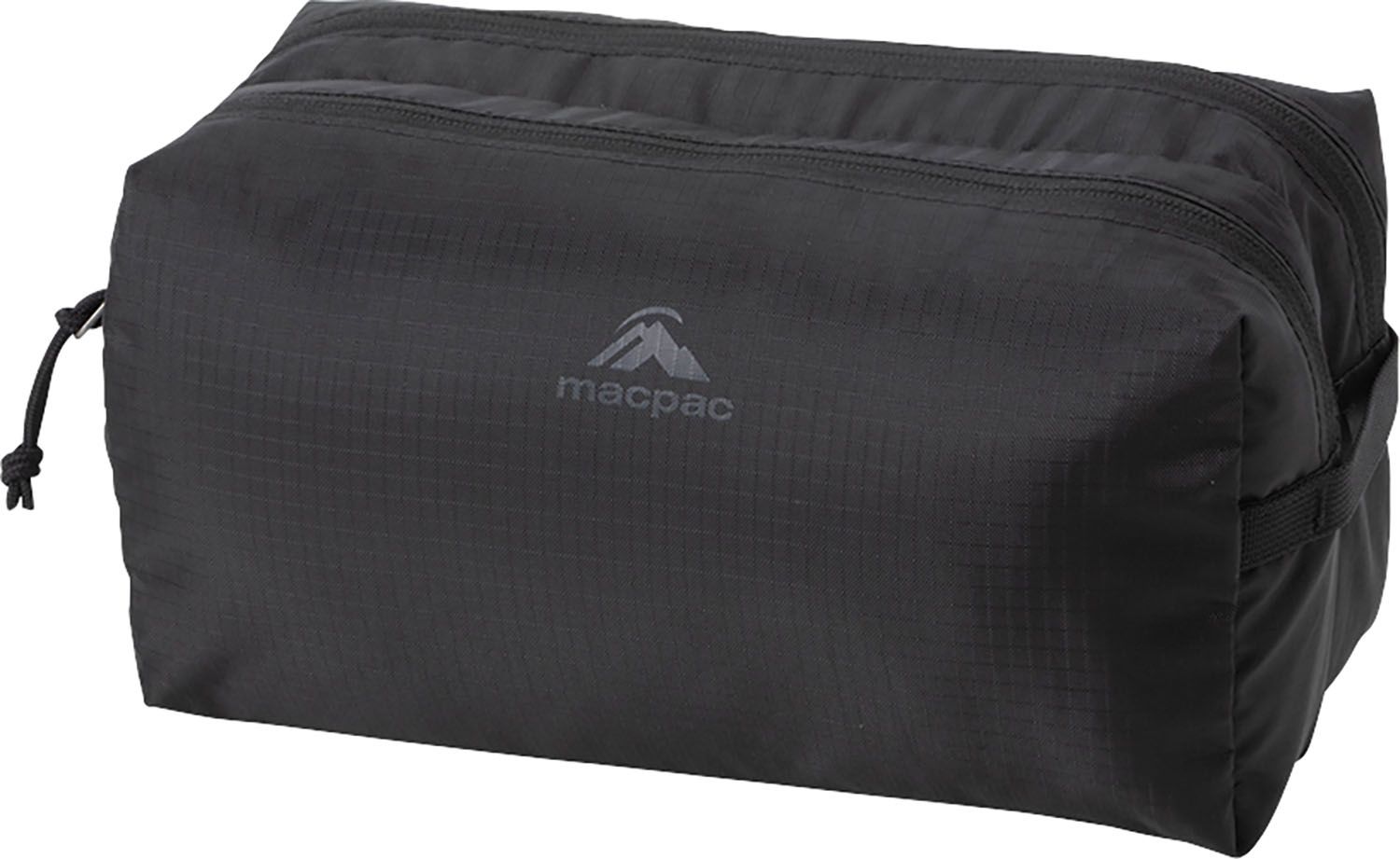 マックパック macpac アウトドア ダブルオアナッシングウォッシュバッグ トラベルポーチ ケース 小物入れ 旅行 出張 お風呂 洗面用具 化粧品 持ち運び 整理 収納 合宿 遠征 温泉 MM92600 K ブラック