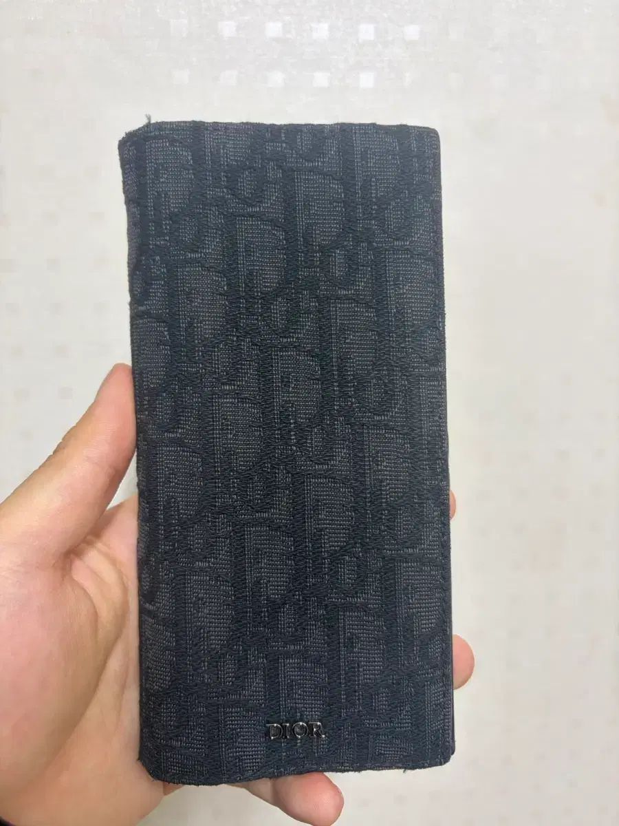 ディオール オブリーク 長財布 (ブラック)