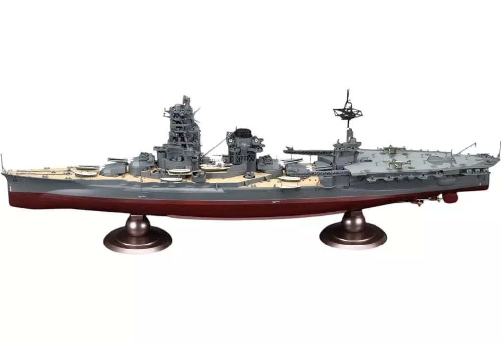 【新品】プラモデル 1/350 日本海軍航空戦艦 日向(帝国海軍乗組員フィギュア付き) 「艦船モデルシリーズ No.12 EX-1」 [600932]