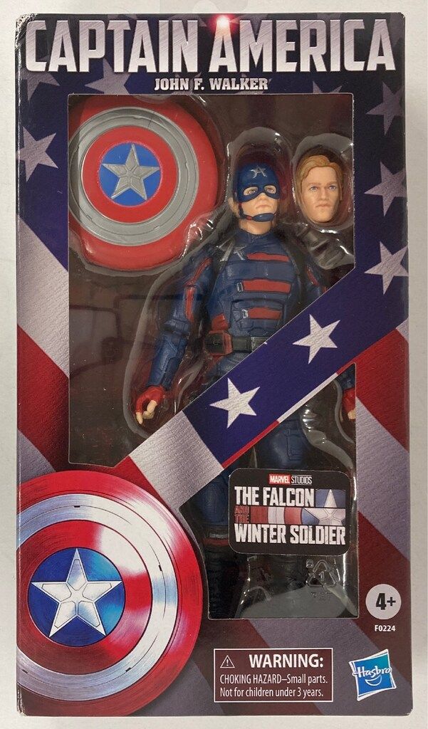 HASBRO (ACTION FIGURE) THE FALCON AND THE WINTER SOLDIER CAPTAIN AMERICA / JOHN F WALKER 6インチ